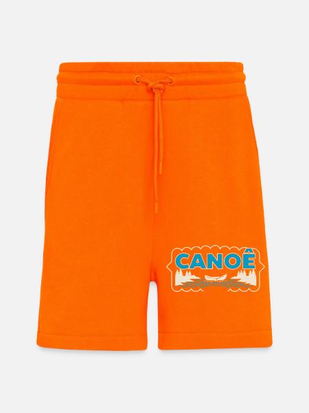 Canoeing on Sylvester Lake - Shorts - made by SPREAD - SUNSET ORANGE