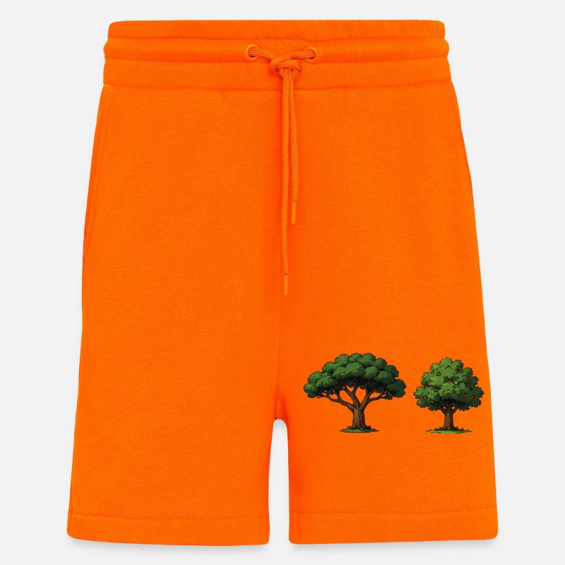 Baumduo Apfelbaum im Gleichgewicht - Shorts - made by SPREAD - SUNSET ORANGE