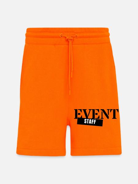 Event Staff - Crew Personnel Event Team - Shorts - made by SPREAD - SUNSET ORANGE