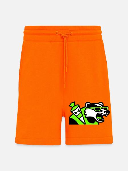 Badger Schoolbag Mascot - Shorts - made by SPREAD - SUNSET ORANGE