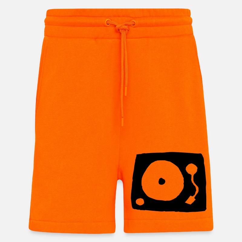Record player - Shorts - made by SPREAD - SUNSET ORANGE
