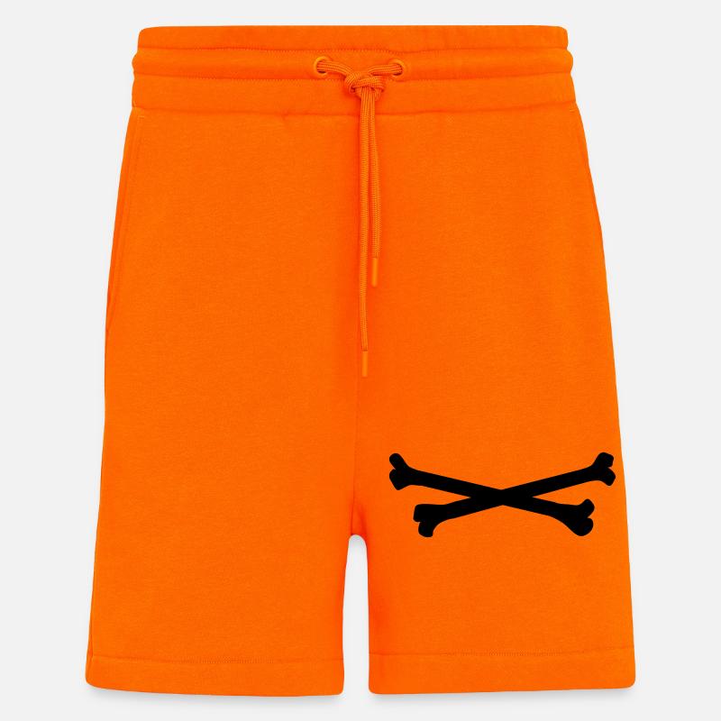 bones - Shorts - made by SPREAD - SUNSET ORANGE