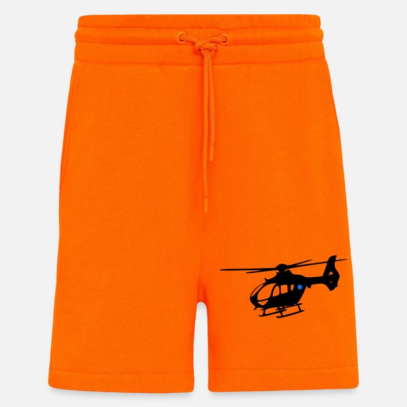Notarzthubschrauber - Shorts - made by SPREAD - SUNSET ORANGE