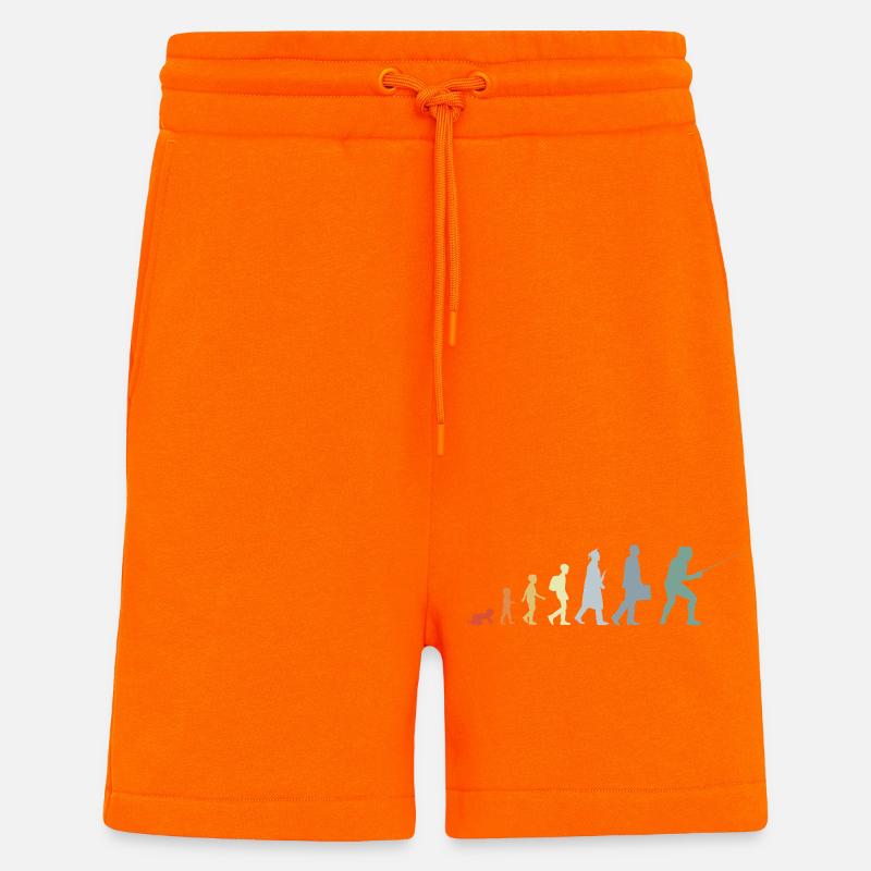 Fencer Evolution - Shorts - made by SPREAD - SUNSET ORANGE