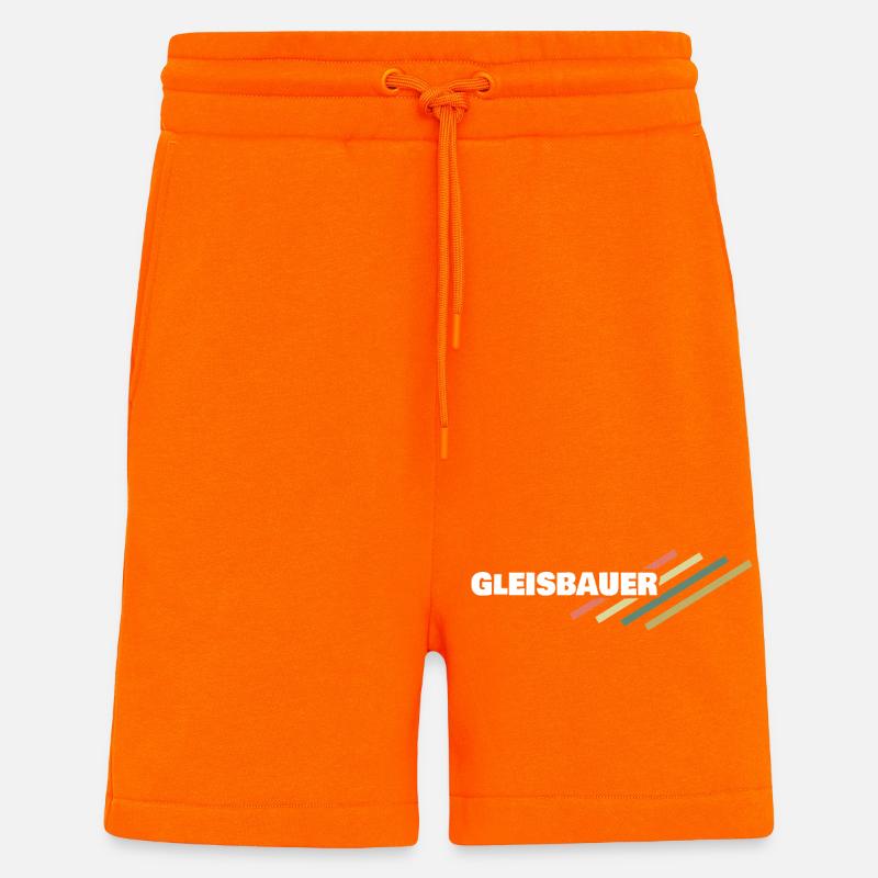 Workplace Track Builder - Shorts - made by SPREAD - SUNSET ORANGE