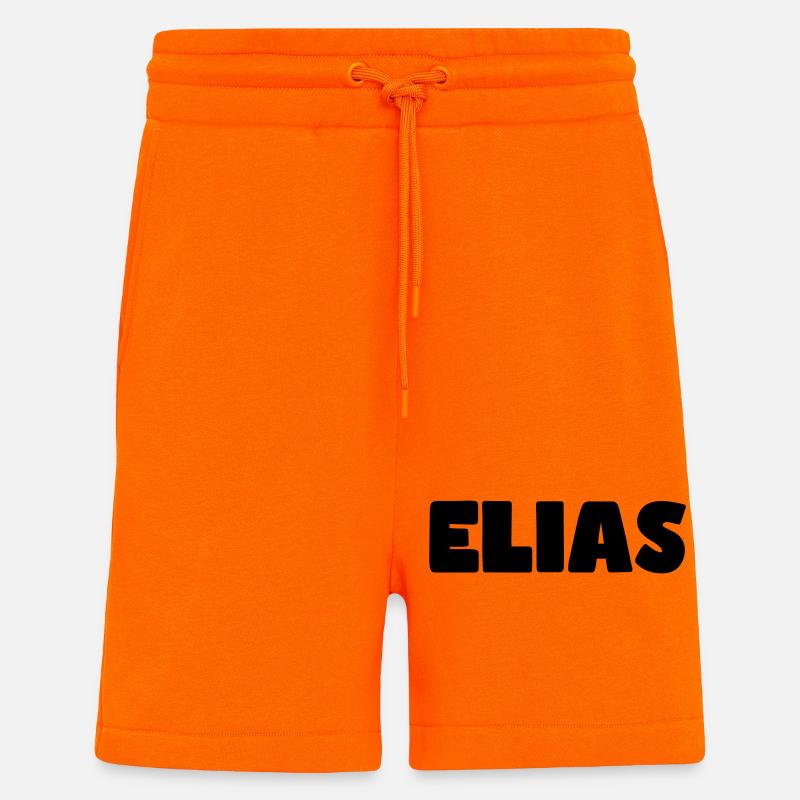 Elias Name - Shorts - made by SPREAD - SUNSET ORANGE