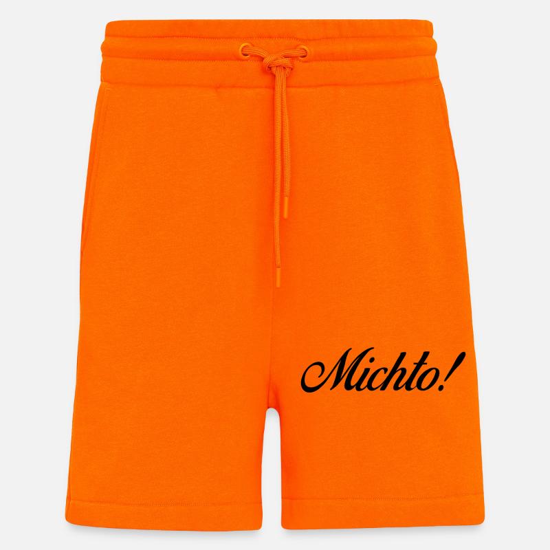 michto - Short bio décontracté fabriqué en UE - SUNSET ORANGE