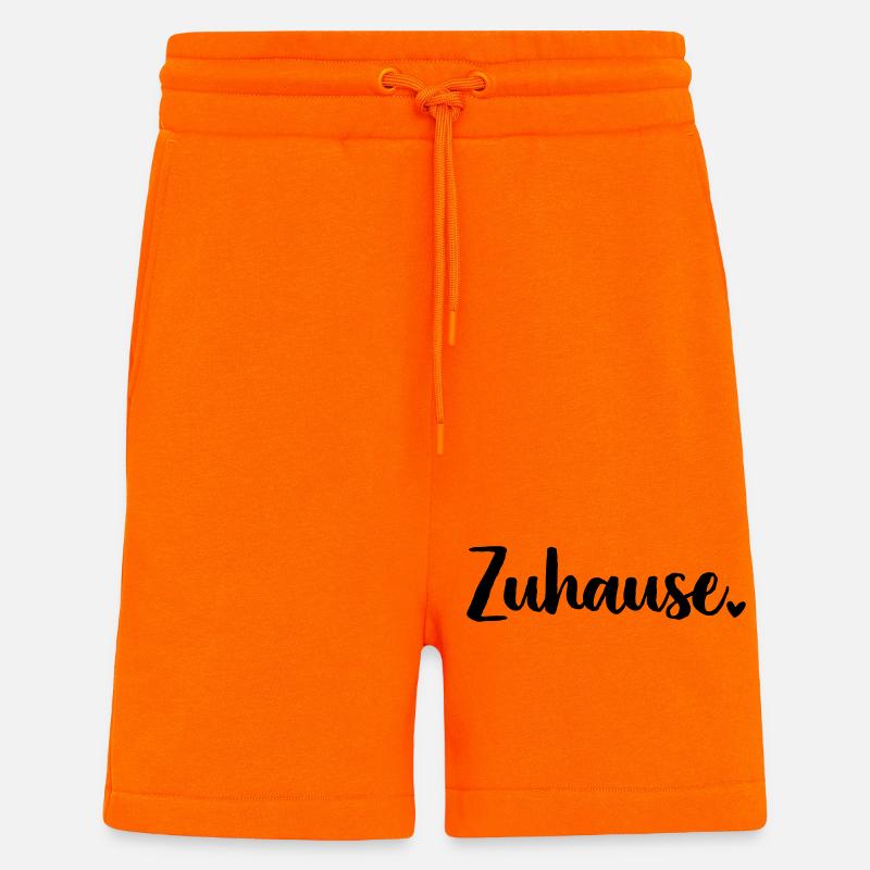 Zuhause Herz - Shorts - made by SPREAD - SUNSET ORANGE