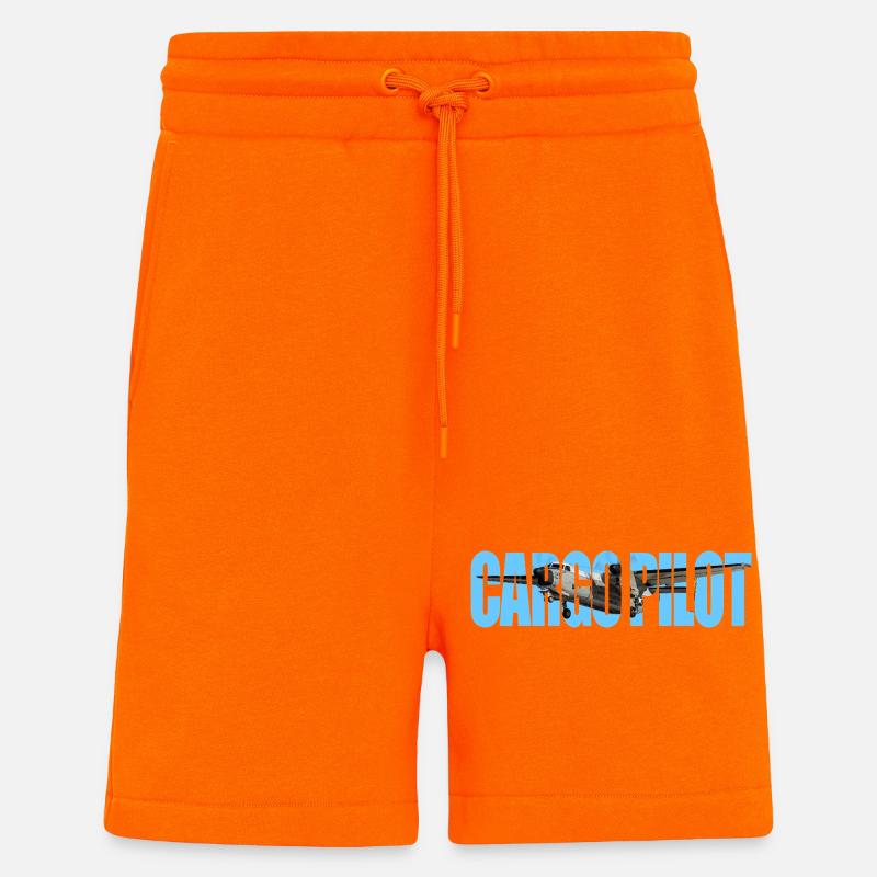 Pilote cargo C-2A - Short bio décontracté fabriqué en UE - SUNSET ORANGE