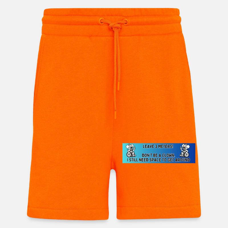 Autoaufkleber eines Rollstuhlclowns # - Shorts - made by SPREAD - SUNSET ORANGE