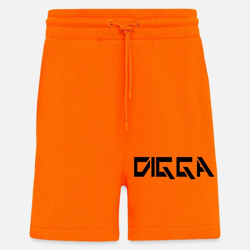 Danois - Short bio décontracté fabriqué en UE - SUNSET ORANGE