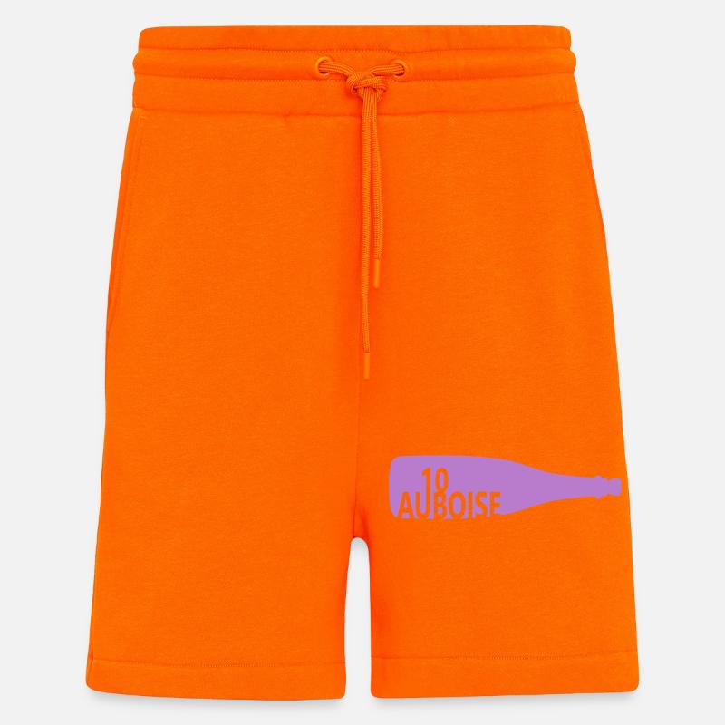 Flasche Sekt Morgendämmerung - Shorts - made by SPREAD - SUNSET ORANGE