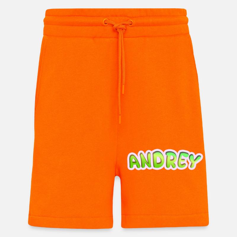 Andrey als Beruf - Shorts - made by SPREAD - SUNSET ORANGE