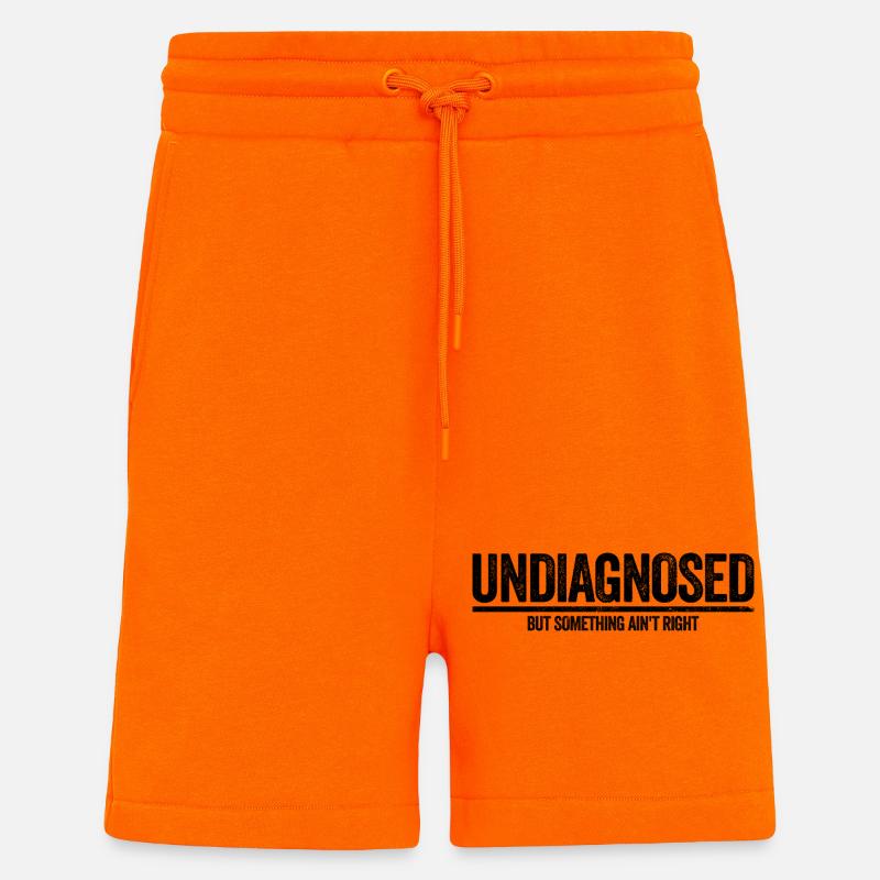 Not diagnosed, but something is wrong - Shorts - made by SPREAD - SUNSET ORANGE
