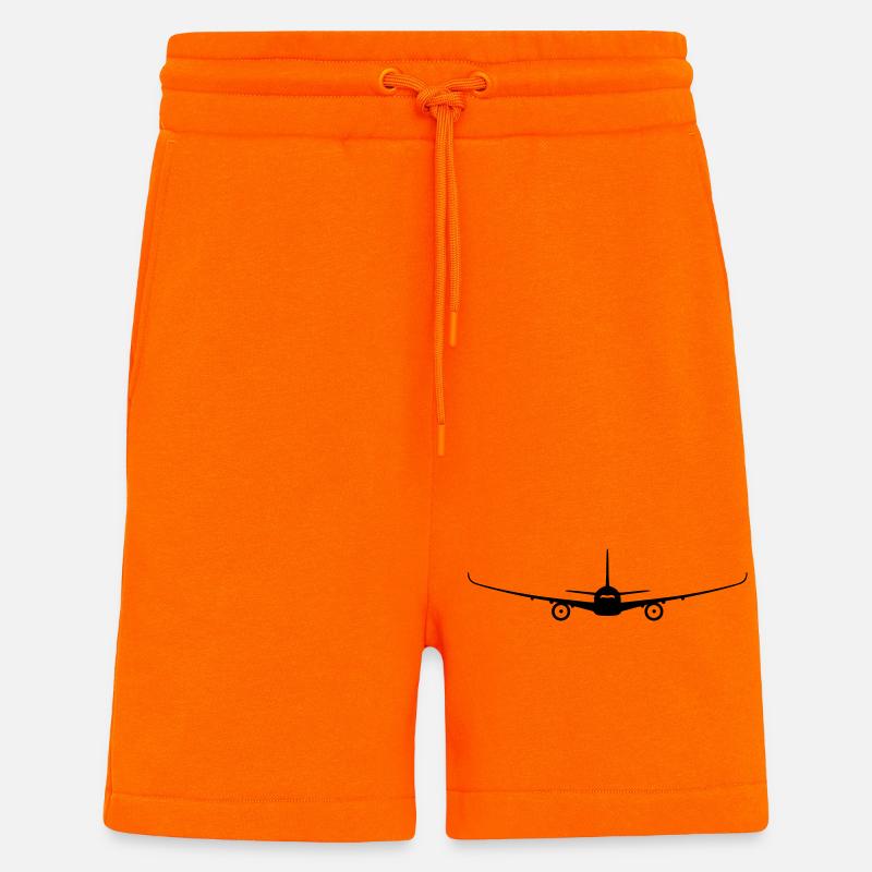 Flugzeug - Shorts - made by SPREAD - SUNSET ORANGE