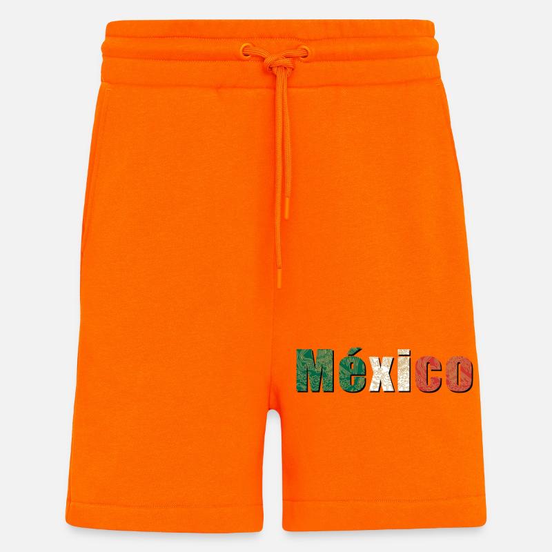 México - Shorts - made by SPREAD - SUNSET ORANGE