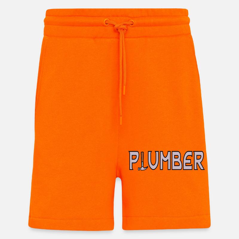 Plumber Dad - Shorts - made by SPREAD - SUNSET ORANGE