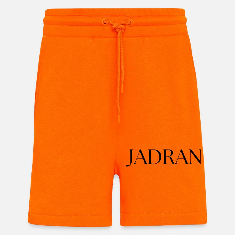 JADRAN_-1- - Short bio décontracté fabriqué en UE - SUNSET ORANGE