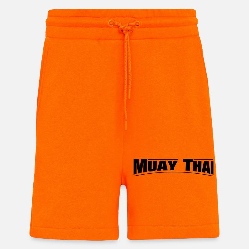 MUAY THAI - Shorts - made by SPREAD - SUNSET ORANGE