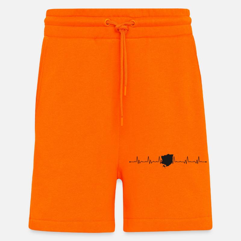 Klettern mit Herzschlag - Shorts - made by SPREAD - SUNSET ORANGE