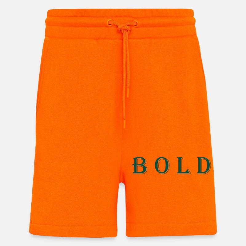 Würdevolles abstraktes Kunstdesign - Shorts - made by SPREAD - SUNSET ORANGE