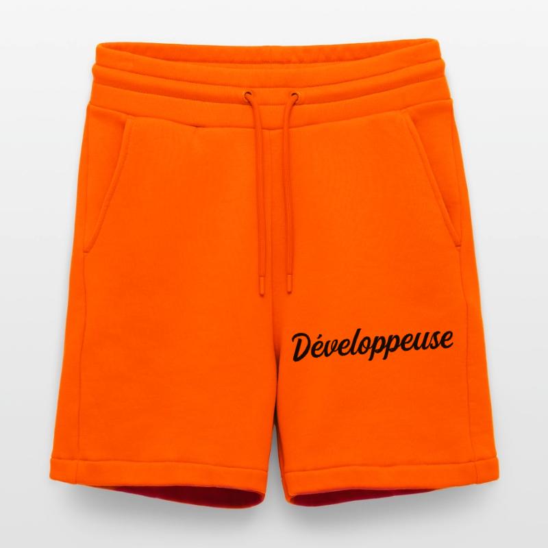 Développeuse Web Code Logiciel Application Tech Short bio décontracté fabriqué en UE