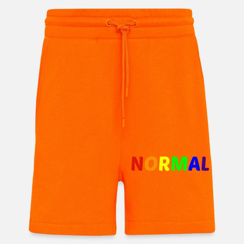 NORMAL - Short bio décontracté fabriqué en UE - SUNSET ORANGE