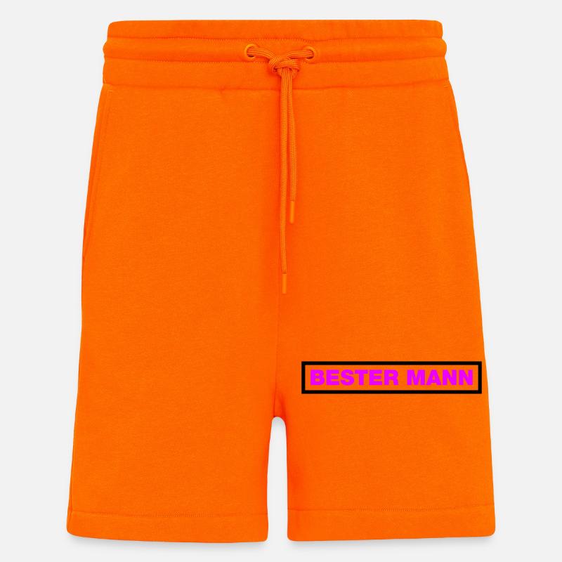 Bester Mann - Shorts - made by SPREAD - SUNSET ORANGE