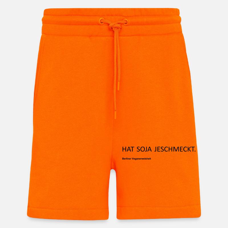 Hat soja jeschmeckt - Shorts - made by SPREAD - SUNSET ORANGE