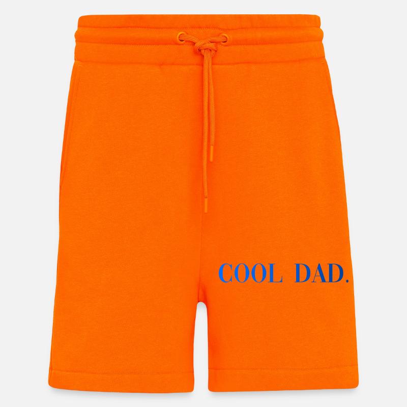 Cool Dad Geschenk Vaterschaft Spruch - Shorts - made by SPREAD - SUNSET ORANGE
