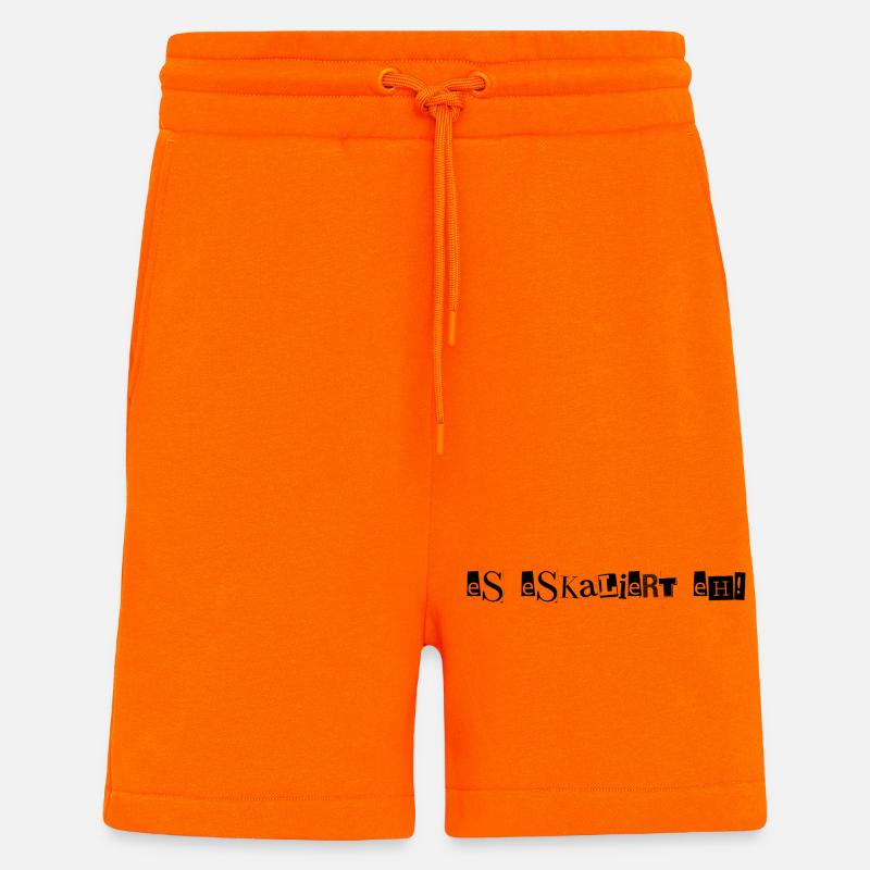 Es eskaliert eh! - Shorts - made by SPREAD - SUNSET ORANGE
