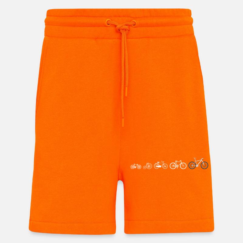 Cycling evolution - Shorts - made by SPREAD - SUNSET ORANGE