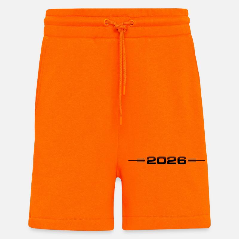 2026 Jahr - Shorts - made by SPREAD - SUNSET ORANGE