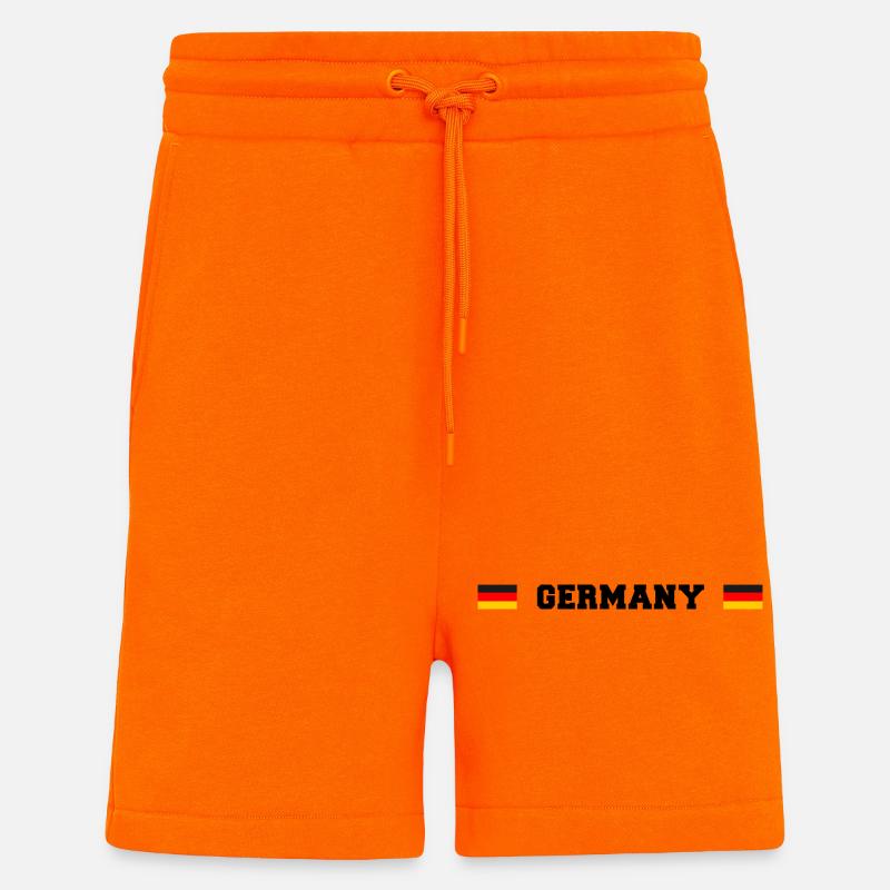 DE Fanshirt - Shorts - made by SPREAD - SUNSET ORANGE