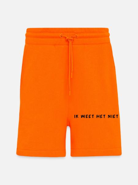 Ik Weet Het Niet - Shorts - made by SPREAD - SUNSET ORANGE