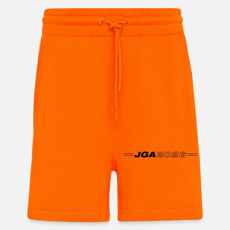 Jga 2026 Junggesellenabschied - Shorts - made by SPREAD - SUNSET ORANGE
