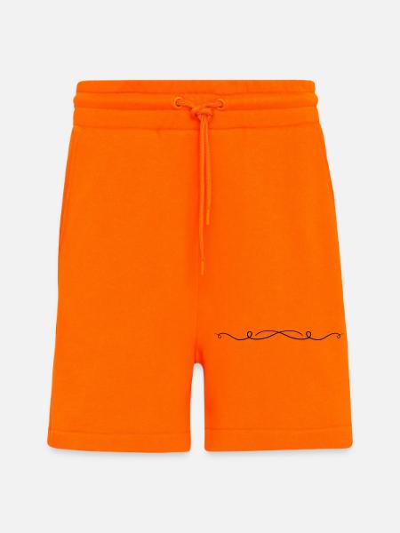 Ornament Line - Shorts - made by SPREAD - SUNSET ORANGE