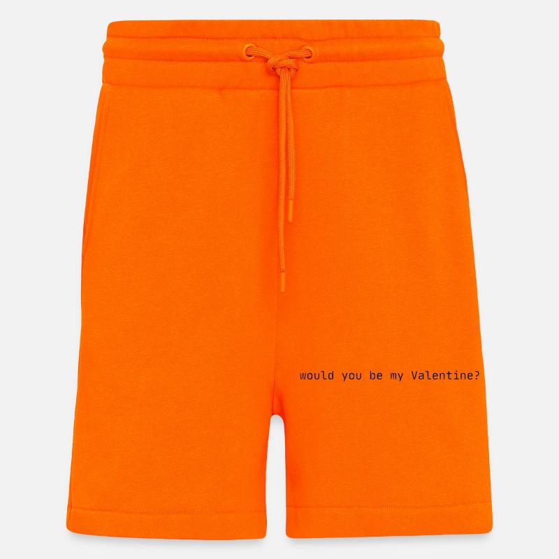 Willst du mein Valentin sein? - Shorts - made by SPREAD - SUNSET ORANGE