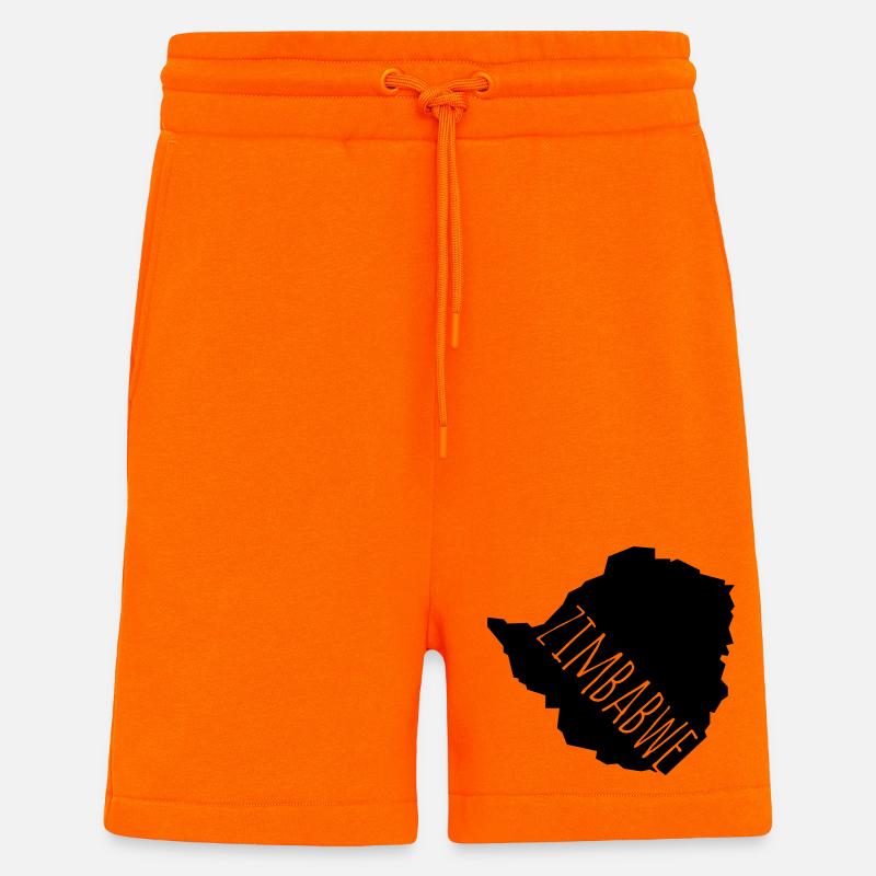Zimbabwe - Shorts - made by SPREAD - SUNSET ORANGE