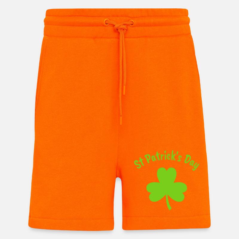 Saint-Patrick - Short bio décontracté fabriqué en UE - SUNSET ORANGE
