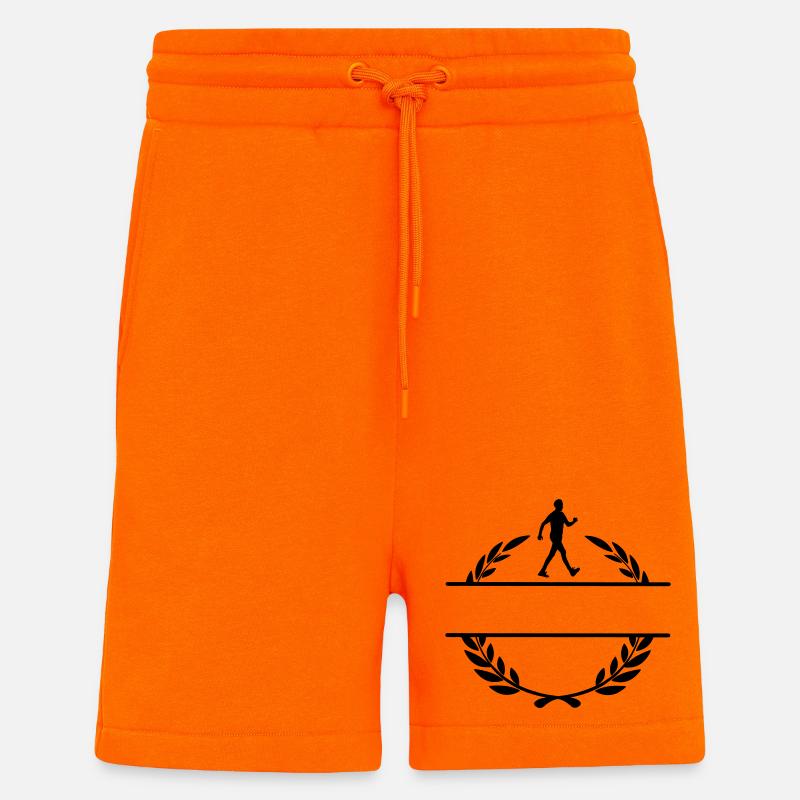 Wanderer im Lorbeerkranz - Shorts - made by SPREAD - SUNSET ORANGE