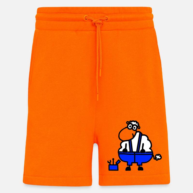 Handwerkerschaf, Held der Arbeit - Shorts - made by SPREAD - SUNSET ORANGE