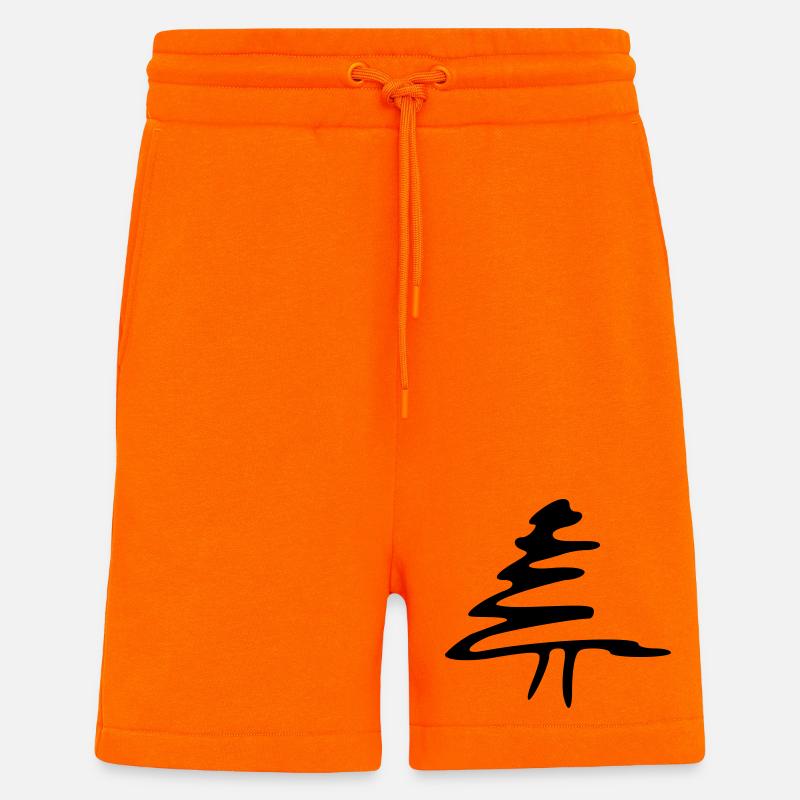 Tree - Shorts - made by SPREAD - SUNSET ORANGE