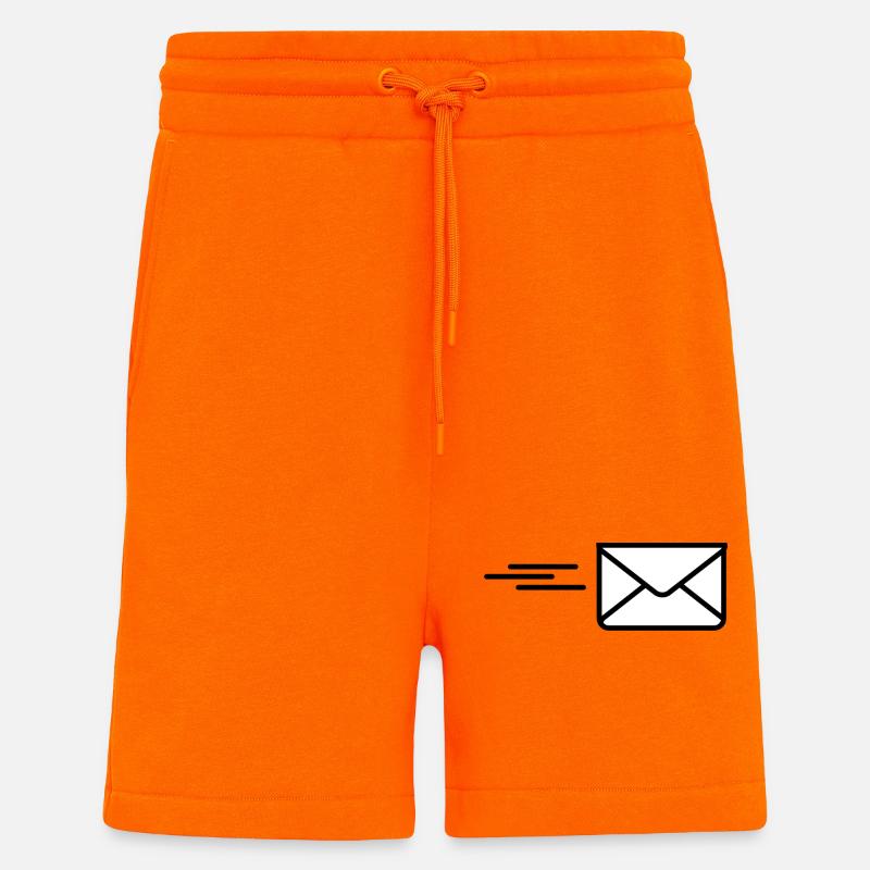 Senden Sie einen Logo-Brief - Shorts - made by SPREAD - SUNSET ORANGE