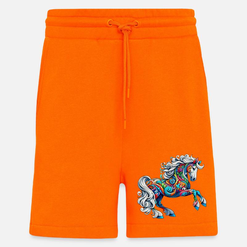 Pferd - Shorts - made by SPREAD - SUNSET ORANGE