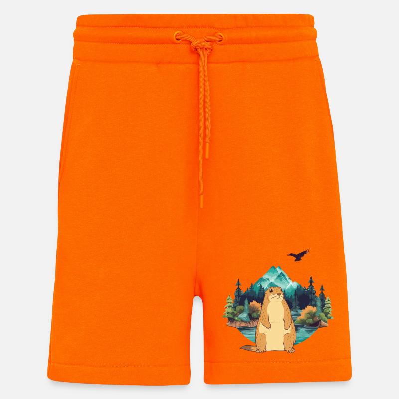 Marmot - Shorts - made by SPREAD - SUNSET ORANGE