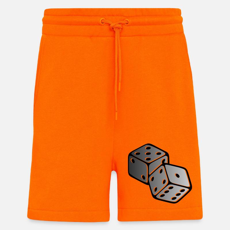 Cube - Short bio décontracté fabriqué en UE - SUNSET ORANGE
