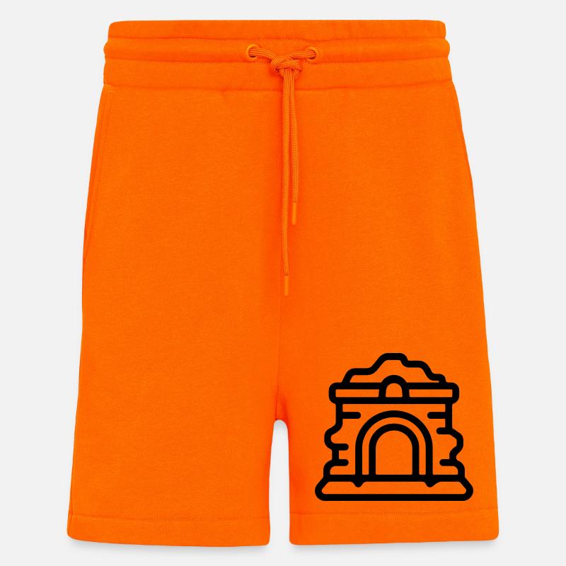 Trümmer - Shorts - made by SPREAD - SUNSET ORANGE