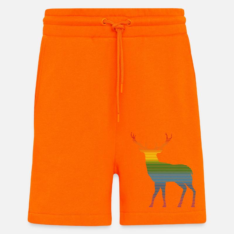 Hirsch - Shorts - made by SPREAD - SUNSET ORANGE