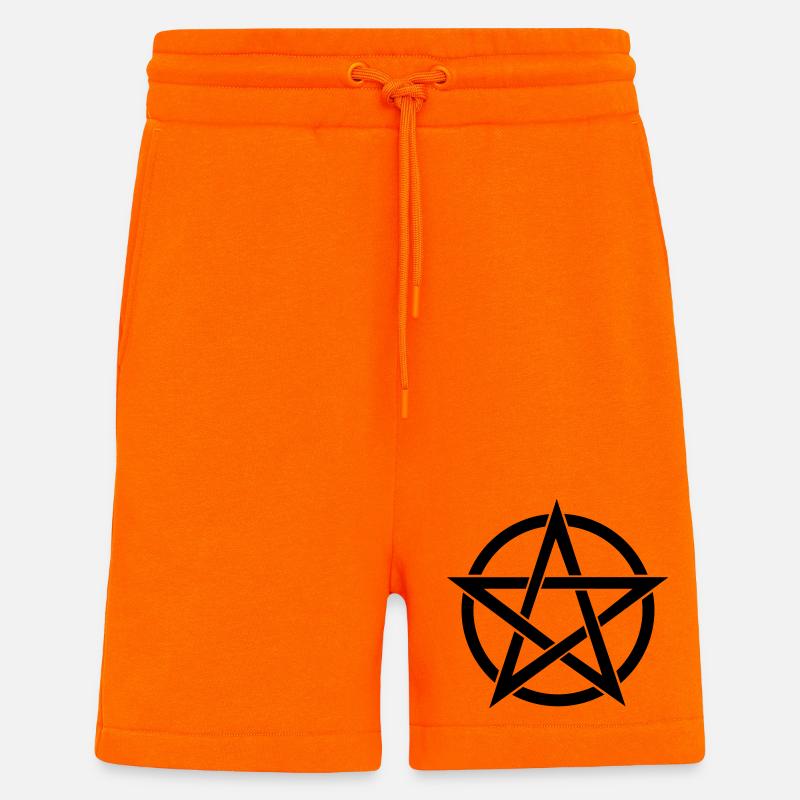 pentacle - Short bio décontracté fabriqué en UE - SUNSET ORANGE